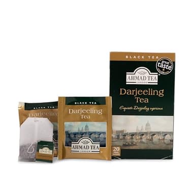 Ahmad Tea Black Tea, Darjeeling Teabags, 20 ct (Pack of 1) - Caffeinated & Sugar-Free - Image 4