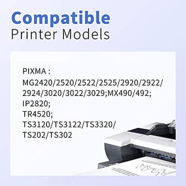 245XL Ink Cartridges Replacement for Canon 245XL Black Ink Cartridges 245 XL 245XL PG-245XL High Yield Compatible with Pixma TR4520 MG2522 MX492 MX490 TR4500 Printer 245XL Black Ink - Image 2