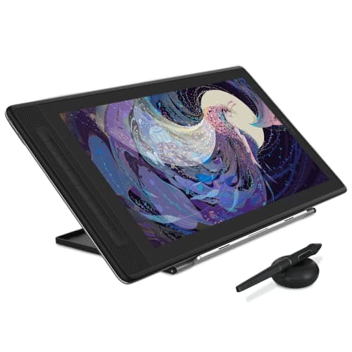 HUION KAMVAS Pro 16 2.5K QHD Drawing Tablet with Screen QLED Full-Laminated Graphics Tablet with Battery-Free Pen, 15.8-inch Digital Art Tablet Compatible with Mac, PC, Android & Linux - Image 1