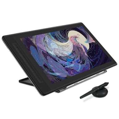 HUION KAMVAS Pro 16 2.5K QHD Drawing Tablet with Screen QLED Full-Laminated Graphics Tablet with Battery-Free Pen, 15.8-inch Digital Art Tablet Compatible with Mac, PC, Android & Linux - Image 1