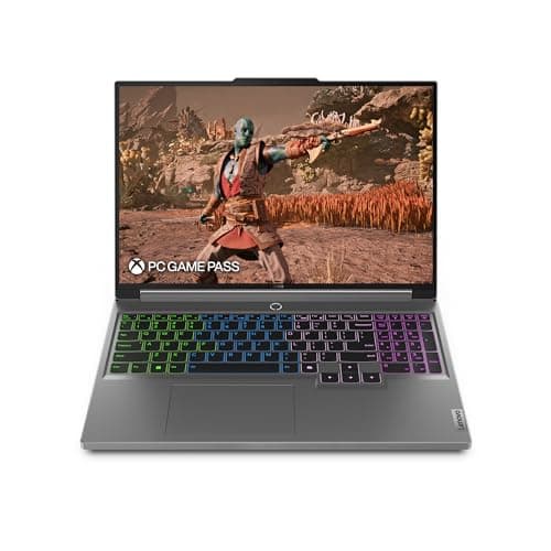 Lenovo Legion 5i - 16” Display - Intel Core i9-14900HX - NVIDIA GeForce RTX 4070-32GB RAM - 512GB SSD - G-SYNC - Windows 11 Home - USB-A and USB-C Ports - Privacy Shutter Camera - Luna Grey - Image 1