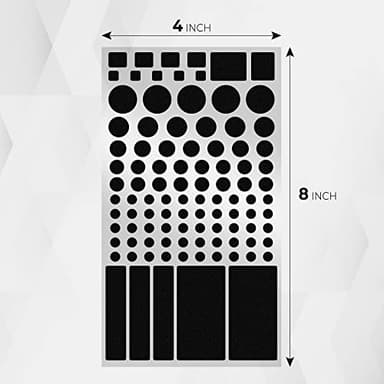 FLANCCI LED Light Blocking Stickers - Blackout LED Covers, Dim 50%80% of Lights, 2 Sheets (1 Cut Out + 1 Uncut) - Image 7