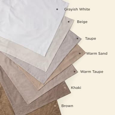 Bedsure Oversized King Comforter Set - Beige Soft Bedding for All Seasons, Cationic Dyed Bed Set, 3 Pieces, 1 Oversized King Size Comforter (120"x98") and 2 Pillow Shams (20"x36"+2") - Image 6