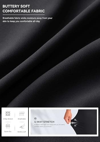 G Gradual Women's Joggers Pants with Zipper Pockets Tapered Running Sweatpants for Women Lounge, Jogging (Black, X-Large) - Image 5