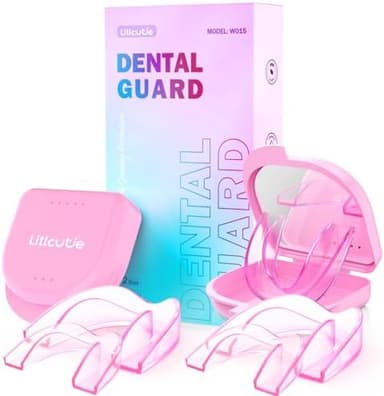 Mouth Guard for Grinding Teeth at Night, Mouth Guard for Sleeping, Mouthguards for Grinding of Teeth, Night Guards for Teeth Grinding, with 2 x 5X Mirror Case (4 Pack/2 Size - Image 3