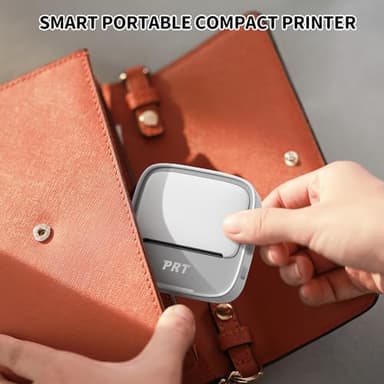 PRT Mini Sticker Printer, Portable Thermal Printer with 1 Roll Sticker Paper, Inkless Sticker Maker, Bluetooth Label Printer for Study Notes,Lists,Pictures,DIY Creations Small Printers for Home Use - Image 7