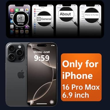 MOCCA Strong Magnetic for iPhone 16 Pro Max Phone Case, [Compatible with Magsafe][16FT Mil-Grade Drop Protection] Slim Thin Translucent Matte Protective Cover Case for iPhone 16 Pro Max Case, Red - Image 7