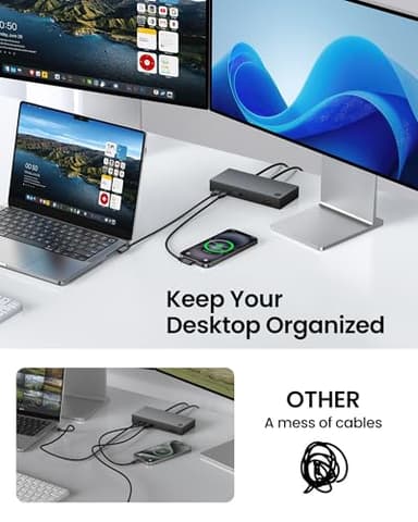 Silkland 80Gbps Right Angle USB 4 Cable for Thunderbolt 5 Cable 4FT, 120Gbps Bandwidth for 16K/Dual 8K, 240W, 90 Degree Braided USB C Video Cable Compatible Thunderbolt 4/5, MacBook M4 Pro,Dock,eGPU - Image 7