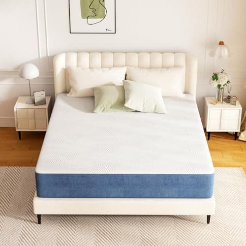 PurrJoys 10 Inch Firm Full Mattress,Full Size MattressCooling Memory Foam with Washable Zipper Cover, Pressure Relief & Firm Support, Easy Setup - Image 1