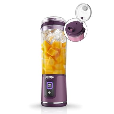 Ninja BC151PR Blast Portable Blender, Cordless, 18oz. Vessel, Personal Blender-for Shakes & Smoothies, BPA Free, Leakproof-Lid & Sip Spout, USB-C Rechargeable, Dishwasher Safe Parts, Passion Fruit - Image 1