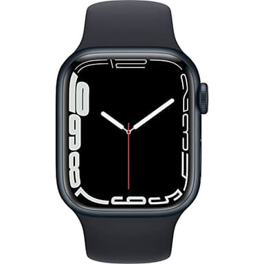 Apple Watch Series 7 GPS + Cellular, 45mm Midnight Aluminum Case with Midnight Sport Band - Regular (Renewed) - Image 2