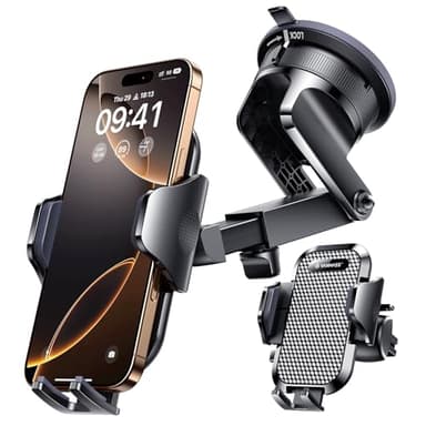 VANMASS [Pro Version] Universal Car Phone Mount [2025 Super Suction Cup] Phone Holder for Car, Cell Phone Car Mount for Windshield Dash Vent Truck Stand for iPhone 16 Pro Max 15 14 13 Samsung Android - Image 1