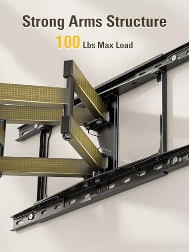 Mounting Dream TV Wall Mounts Bracket for Most 42-84 Inch TVs, UL Listed Premium TV Mount Full Motion with Articulating Arms, Max VESA 600x400mm and 100LBS, Fits 16", 18", 24" Studs, MD2296-24K - Image 2