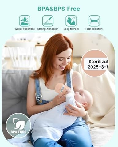 Phomemo D30 Label Tape, for D30 D35 Q30 Q30S Label Maker, Black on Transparent Clear Sticker Thermal Paper Self-Adhesive Label Maker Tape, 14mm x 30mm (0.55 x 1.18 Inch) 210 Labels/Roll, 3-Roll - Image 5