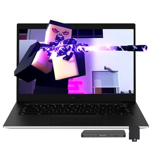 Samsung Galaxy Chromebook Go 14" LED HD Laptop, Intel Celeron N4500, 4GB LPDDR4X, 288GB Storage (128GB eMMC+160GB Docking Station Set), Intel UHD Graphics, Wi-Fi 6, 720p Camera, Chrome OS, Silver - Image 1