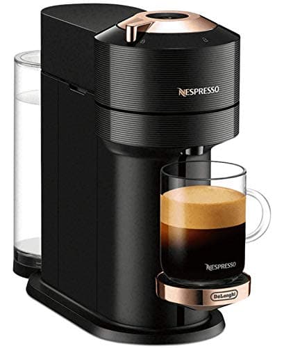 Nespresso Vertuo Next Coffee and Espresso Machine by De'Longhi, Black with Rose (Renewed) - Image 1