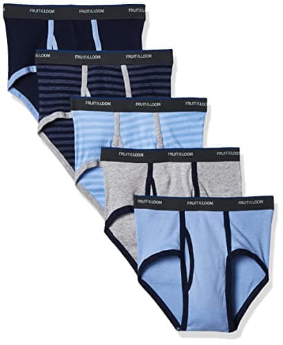 Fruit of the Loom boys Fashion (Pack 5) briefs underwear, Stripes and Solids, Small US - Image 1