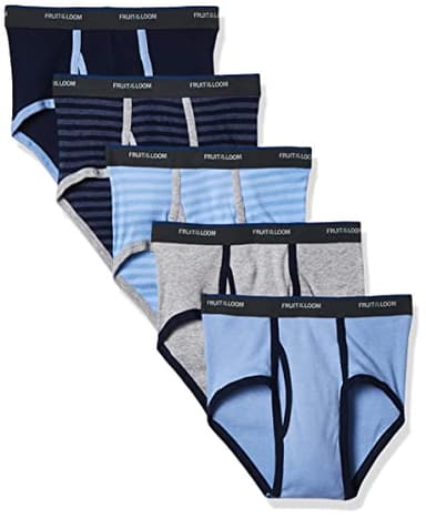 Fruit of the Loom boys Fashion (Pack 5) briefs underwear, Stripes and Solids, Small US - Image 1