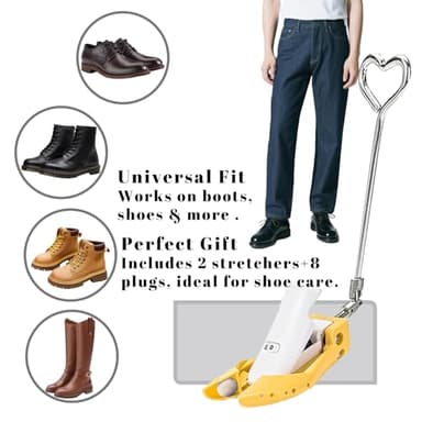 XLRAJKSP Boot Stretchers for Cowboy Boots Shoe Stretcher Adjustable Boot Stretcher Men Women 2 Pack, Fits Men’s (US 7.5-13) & Women’s (US 8.5-14) - Image 6