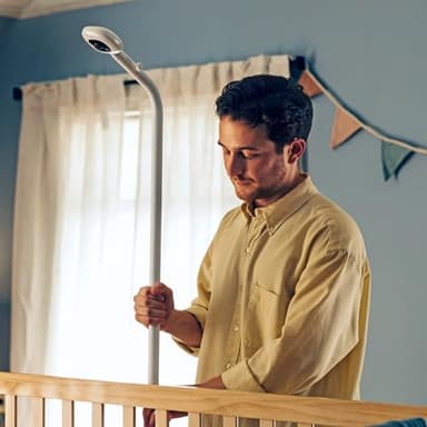 Nanit Pro Baby Monitor Floor Stand Accessory - Baby Monitor Stand, Baby Camera Floor Stand & Holder for Crib and Bassinet, Camera Monitor Mount & Baby Monitor Holder (Camera not included) - Image 4
