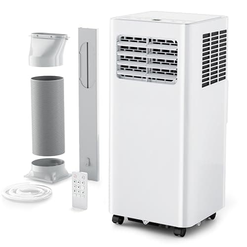 EUHOMY 10000 Btu Portable Air Conditioners, 4 in 1 Portable AC with Cool, Dry, Fan, Sleep Modes, Room Air Conditioners with 52dB & 24H Timer, with Remote, for Bedroom, Rooms, Apartment up to 450 Sq.Ft - Image 1