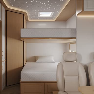 Coolsence RV Mattress King, 10 Inch Memory Foam Camper Mattress Bed in a Box Designed & Assembled in The USA, CertiPUR-US Certified, 80"×72"×10", White - Image 2