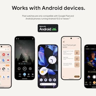 Google Pixel Watch 3 (41mm) 2024 Model - Android Smartwatch, Heart Rate Tracking, Fitbit Advanced Running, Fitness Insights, 24-Hour Battery - Polished Silver Aluminum Case - Rose Quartz Band - WiFi - Image 12