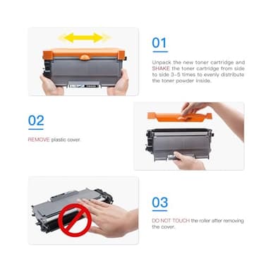 LxTek Compatible Toner Cartridge Replacement for Brother TN-450 TN450 TN420 to use with MFC-7360N DCP-7065DN IntelliFax 2840 2940 MFC-7860DW MFC-7460DN HL-2270DW MFC7240 Printer (Black, 4 Pack) - Image 7