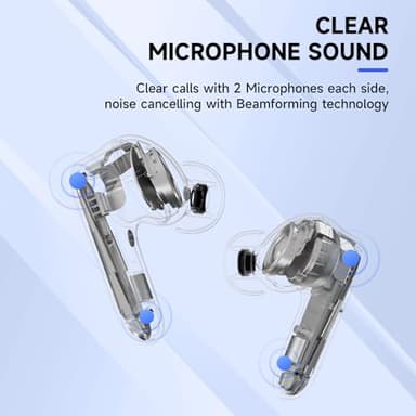 PRISMXR Wireless Gaming Earbuds Compatible with Meta Quest 3/3S/2/Pro, for PS5/4 25ms Low-Latency, 2.4GHz Bluetooth for Steam Deck, Switch, PC (USB-C Dongle Included) - Vega T1 - Image 5