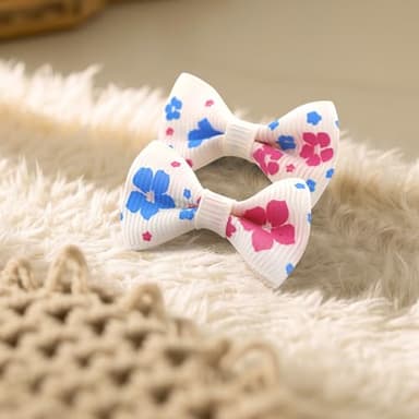 QingHan Dog Hair Bows Small Puppy: Clips for Pet Grooming Gifts 60Pcs (30 colros x 2) - Image 5