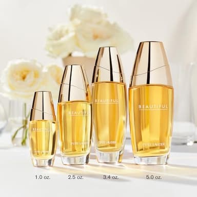 Estée Lauder Beautiful Eau de Parfum Spray with Notes of Rose, Lily, Tuberose & Orange Flower | Perfumes for Women, 1.0 Fl Oz - Image 3