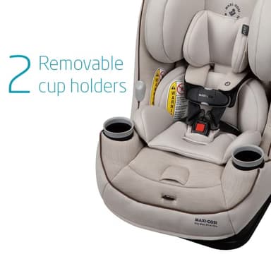 Maxi-Cosi Pria Max All-in-One Convertible Car Seat, Rear Facing Car Seat (4-40 lbs), Forward Facing Car Seat (22-65 lbs), High Back Booster Seat (40-100 lbs), Pure COSI, Desert Wonder - Image 7