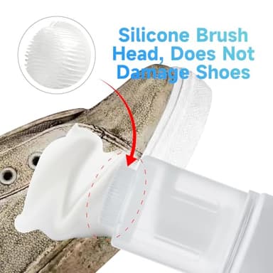 2025 NEW Shoe Cleaner, 5.7 fl.oz Sneaker Cleaner Foam for Removing Stains and Dirt, Shoe Cleaning Kit for White Shoes - Image 2