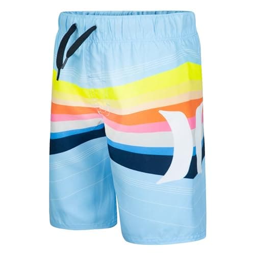 Hurley Boys Pull On Swim Trunks, Blue Dream, XL - Image 1
