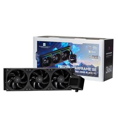 Thermalright FW360 SE ARGB V2 360mm CPU AIO Liquid Cooler for Desktop - TL-M12Q 2000RPM Daisy-Chain Fans, 2" LCD Display Screen, for AM4/AM5 & Intel 1700/1851(Black) - Image 8