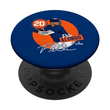 Pete Alonso | New York Baseball MLB Player | MLBPALO3002-S PopSockets Adhesive PopGrip - Image 1