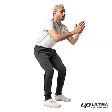 Ultra Performance 3 Pack Fleece Active Tech Joggers for Men, Mens Sweatpants with Zipper Pockets - Image 3