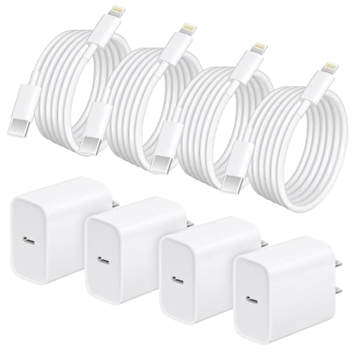 i Phone Charger Fast Charging, 4 Pack 20W Fast Charger i-Phone with 6 FT USB C Charger Cord, IP14 13 Fast Chargering Compatible with iP14 13 12 11 Pro Max,14 Plus,XR,XSMAX - Image 1