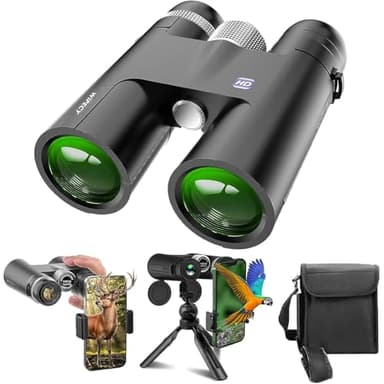 Wipecy 18x50 HD Binoculars for Adults - High Powered, Waterproof, Tripod Compatible - Perfect for Bird Watching, Hunting, Travel - Image 1