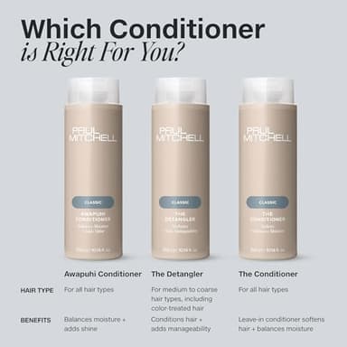 Paul Mitchell The Conditioner, Classic Leave-In, Softens + Adds Moisture, For All Hair Types, 33.8 fl. oz. - Image 7