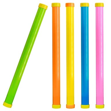 Novelty Place 16" Groan Tube Noise Makers 5 Pack - Funny Party Noisemaker for Kids and Adults - Party Favor Sound Tubes Toys Multiple Colors - Image 1