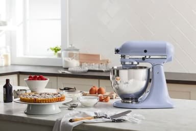 KitchenAid Artisan Series 5 Quart Tilt Head Stand Mixer with Pouring Shield KSM150PS, Lavender Cream - Image 5
