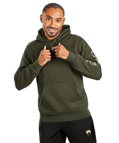 Venum Men's Standard UFC Adrenaline Fight Week Pullover Hoodie Green - Image 2