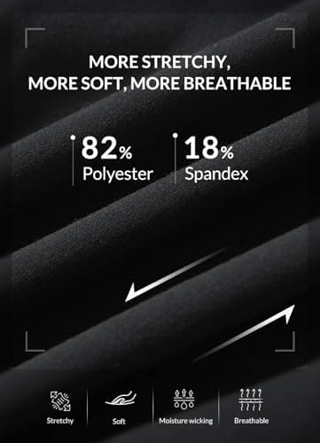 baleaf Capri Leggings for Women High Waisted Capri Pants with Pockets Knee Length Yoga Workout Casual Exercise Black L - Image 4