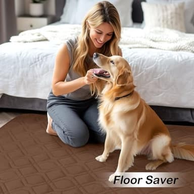 hyha Waterproof Dog Bed Blanket, Soft Pet Blankets, Waterproof Couch Cover for Dogs, Reversible Sofa Covers Washable for Furniture (30x70 Inch, Chocolate/Brown) - Image 9