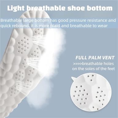 InsoleX Footstr Insoles for Kids Youth, Arch Support & Shock Absorption, Breathable Soft Foam Sole | 4D Cloud Insoles for Men & Women (2 Pairs of Orange, 6.5Y-7Y) - Image 5