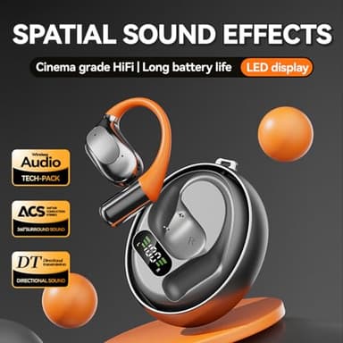 Translation Earbuds Real Time - 144 Language Ai Translator Earbuds, 3 in 1 Bluetooth Headphones Translator Device for iOS and Android, Simultaneous Bluetooth Translation, Black - Image 5