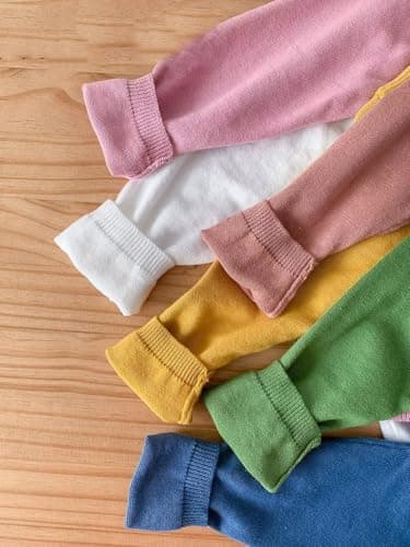 Miccina Girls Cardigan Sweater School Uniforms Toddler Long Sleeve Button Knit Solid Sweaters Tops Navy - Image 3