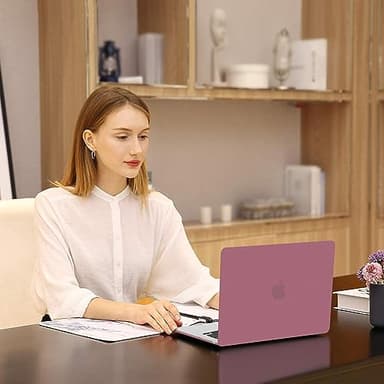 MOSISO Compatible with MacBook Air 15 inch Case 2025 2024 2023 M4 A3241 M3 A3114 M2 A2941 with Liquid Retina Display Touch ID, Plastic Hard Shell&Keyboard Cover&Screen Film&Type C, Dusty Rose - Image 6