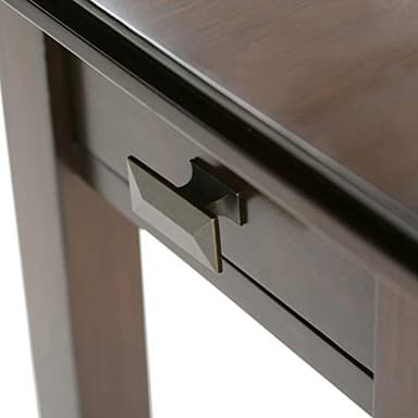 SIMPLIHOME Artisan SOLID WOOD 14 inch Wide Rectangle Transitional Narrow End Side Table in Russet Brown for the Living Room and Bedroom - Image 7